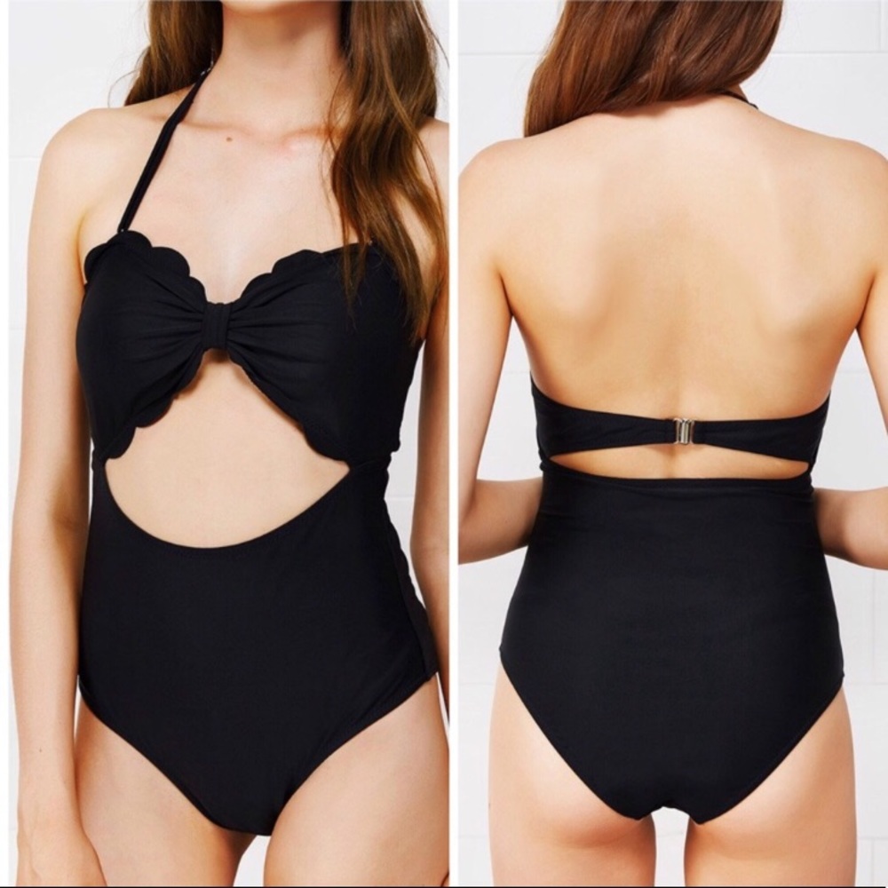 NWT Cupshe Cheeky Gal One Piece Black Swimsuit